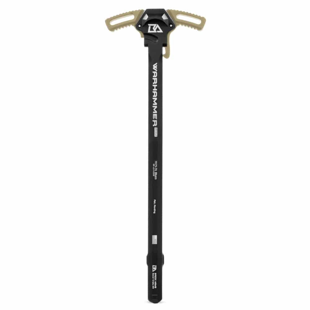 Open Box Return-Breek Arms Warhammer Charging Handle for AR-10/308 - Ranger Green