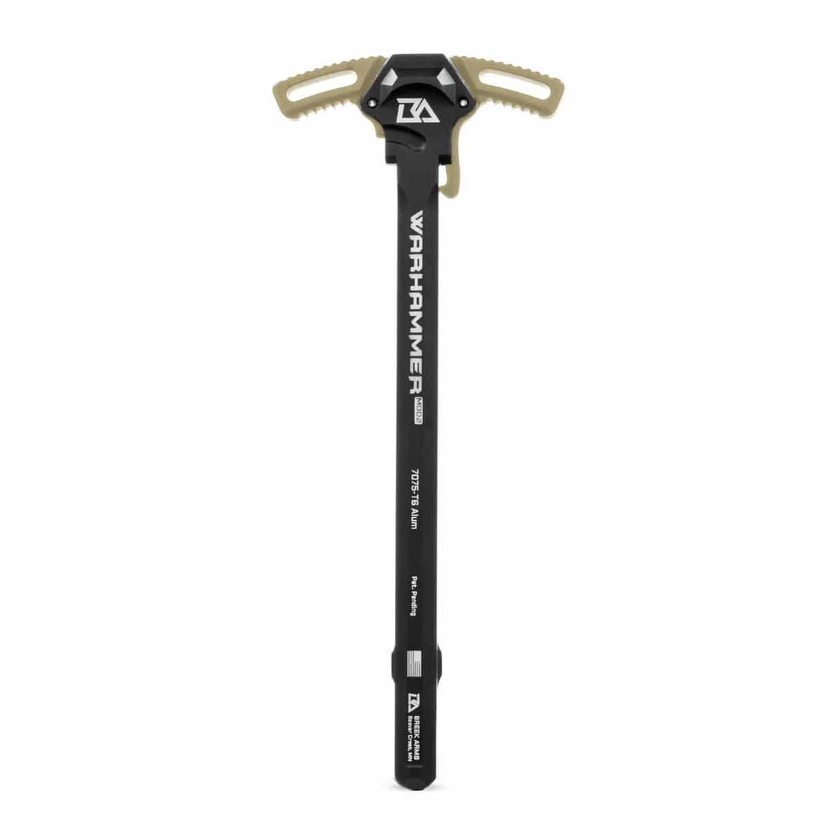 Open Box Return - Breek Arms WARHAMMER Mod 2 Ambidextrous AR 15 Charging Handle - Ranger Green