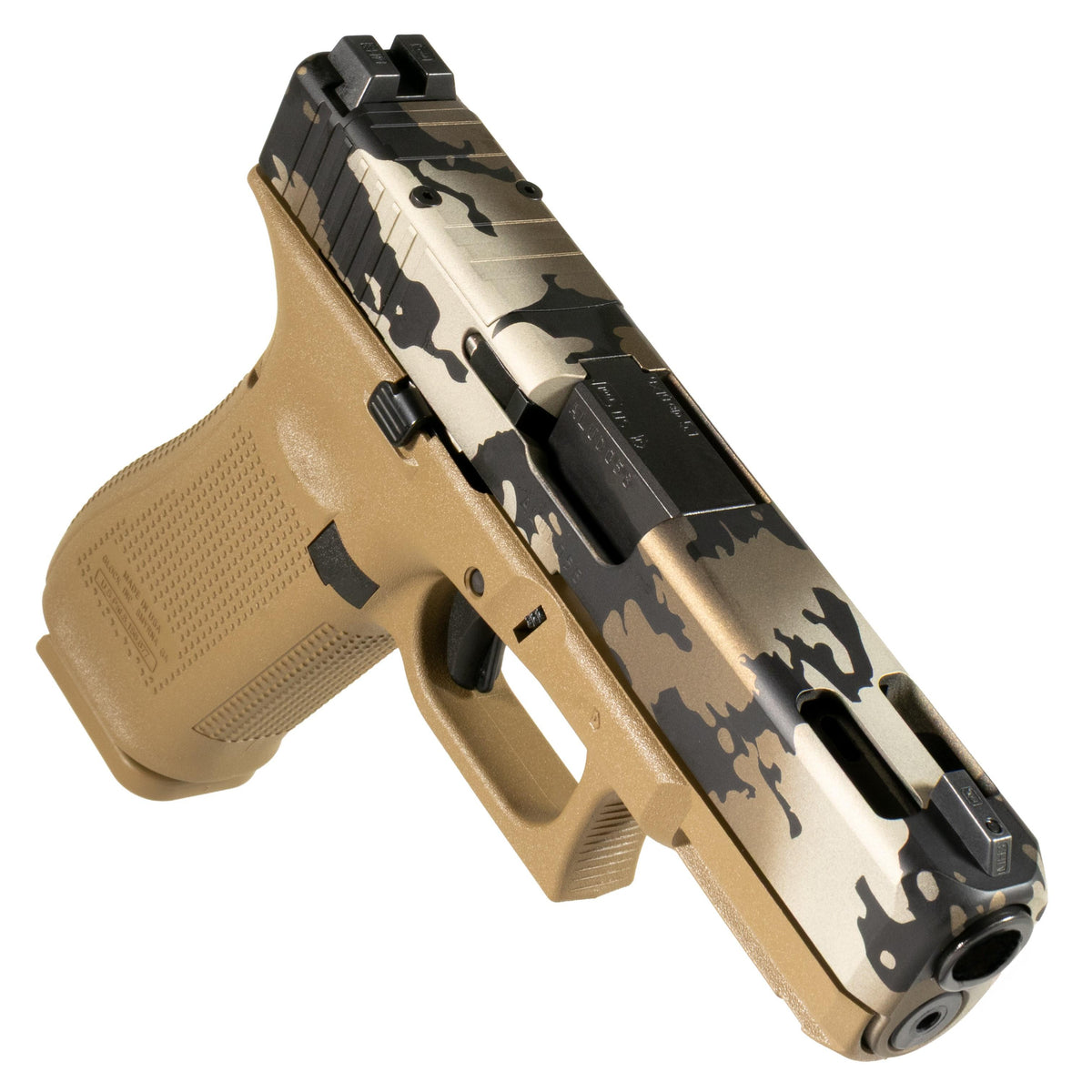 GLOCK 19X (V) 9MM GNS COMM 17RD CAMO PORTED BARREL OPTIC READY