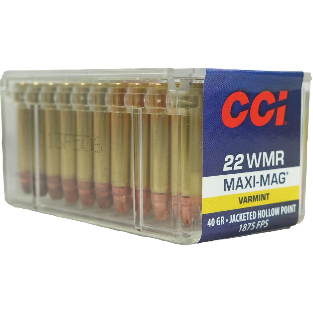 CCI WMR MAXI MAG 40GR JHP AMMO 50RD