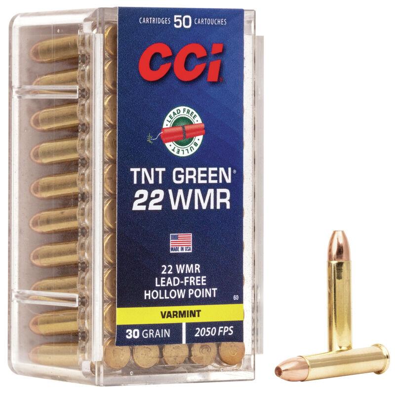 CCI 22 WMR TNT GREEN 30GR HP AMMO 50RD