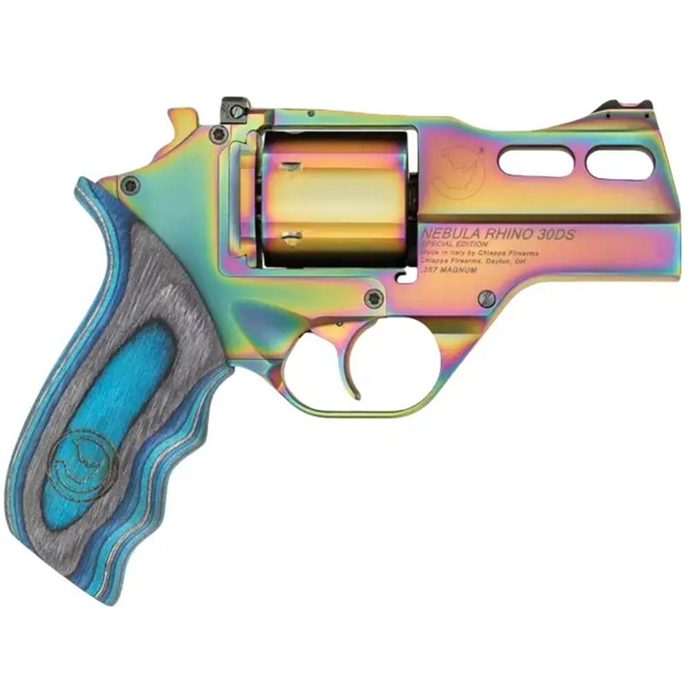 Chiappa RHINO 30DS 357Mag 3In 6Rd Nebula Adj Rear Bl Lam Grp 3 Moon Clip