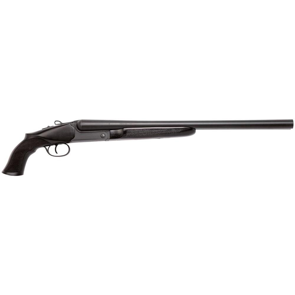 500 SIDE BY SIDE TACTICAL 12GA SHOTGUN Matte BLK 20in BBL Ext Chk. Wood