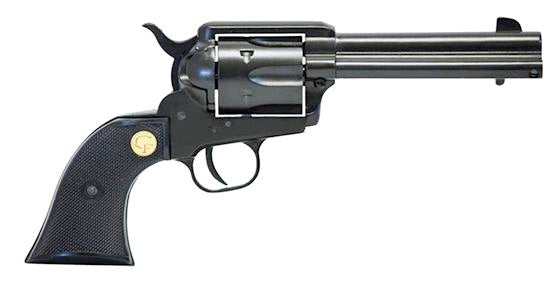 1873 .22LR/.22WMR REVOLVER BLK 4.75 BBL 6RD PLASTIC GRIPS DUAL CYL