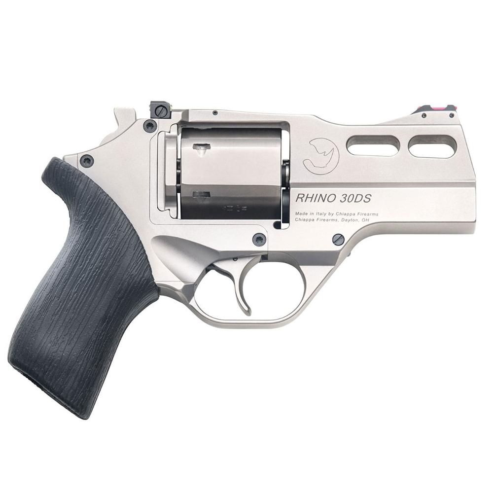 Chiappa RHINO 30DS 10MM 3In 6Rd Nkl Adj Rear Rbr Grp 3 Moon Clip