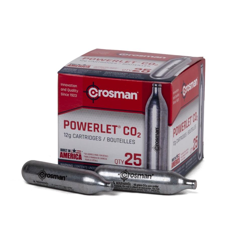 Powerlet 12g CO2 Cartridges 25 Count