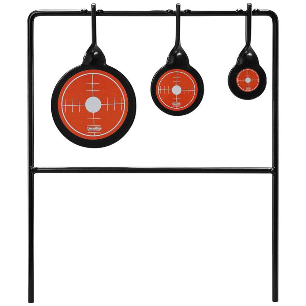 Rimfire Three Gong Spinners Target Steel Card
