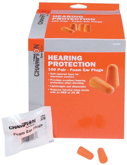 FOAM EAR PLUGS 100PR