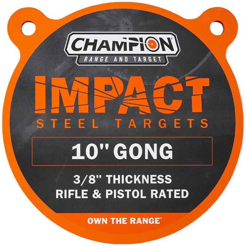 Impact Steel 10 Gong, Rifle Rated, Sticker