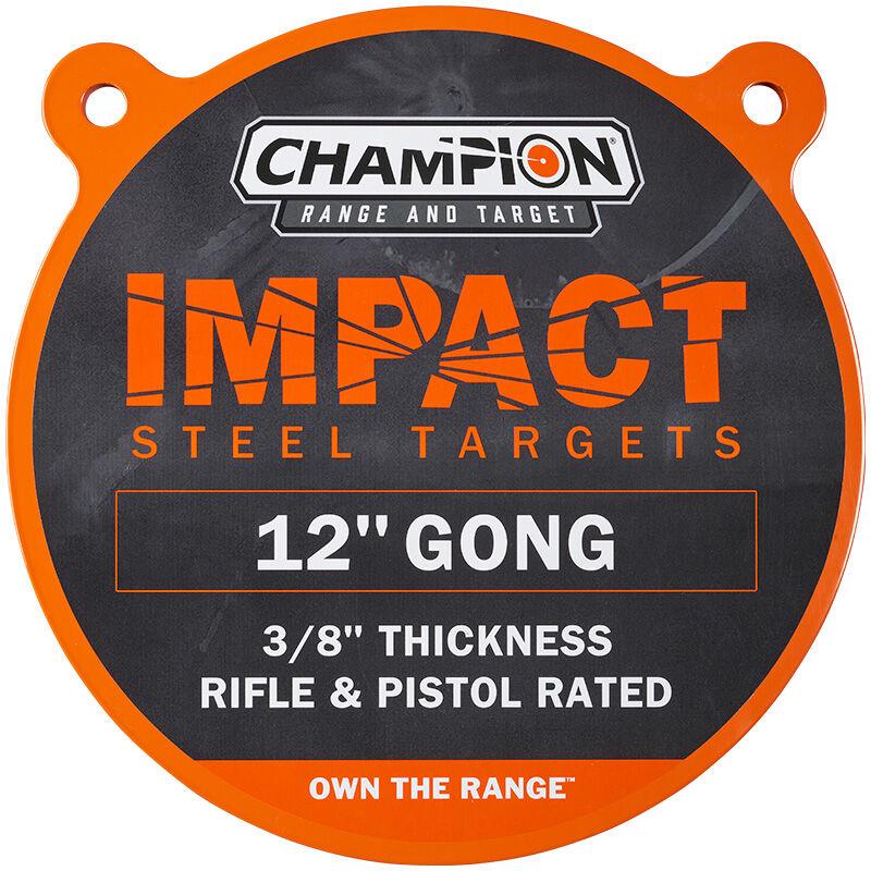 Impact Steel 12 Gong, Rifle Rated, Sticker