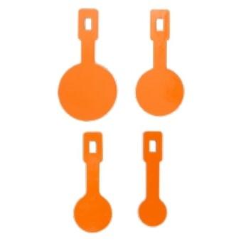 Impact Steel TYL Targets Rimfire Orange, Sticker