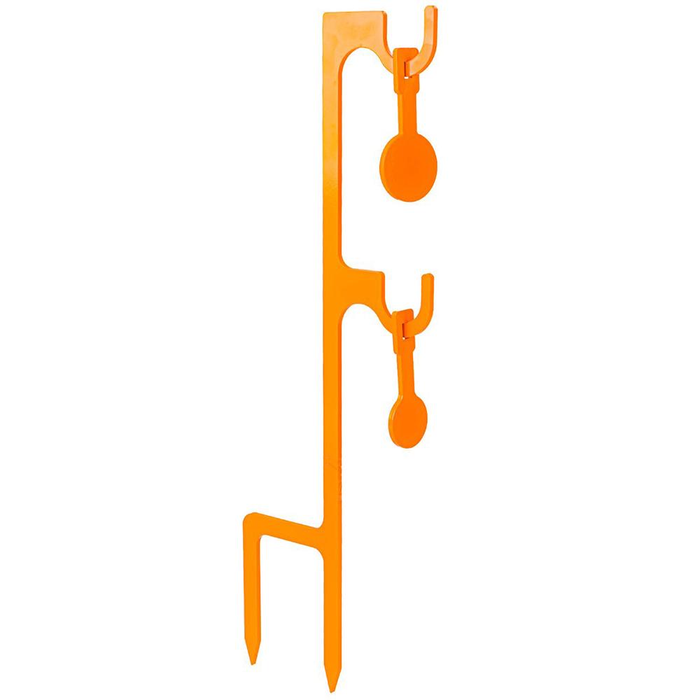 Impact Steel Double Hanger Stake & Two Targets Rimfire Orange, Box