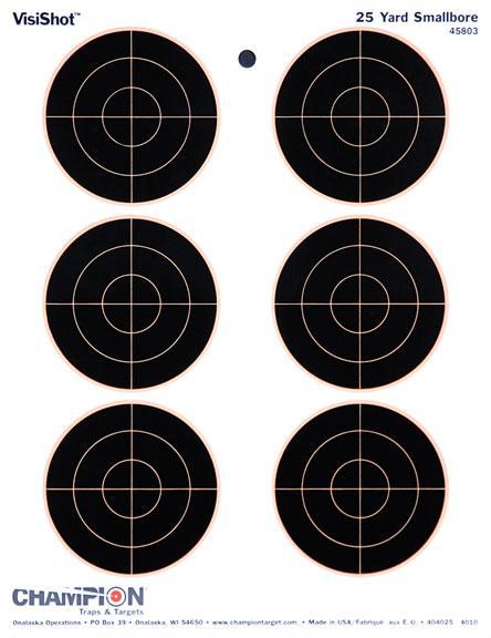 VISISHOT TARGET 25YD 6-3 BULLSEYE