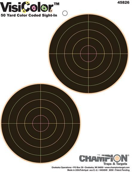 VISICOLOR - 5 DOUBLE BULLSEYE TARGET