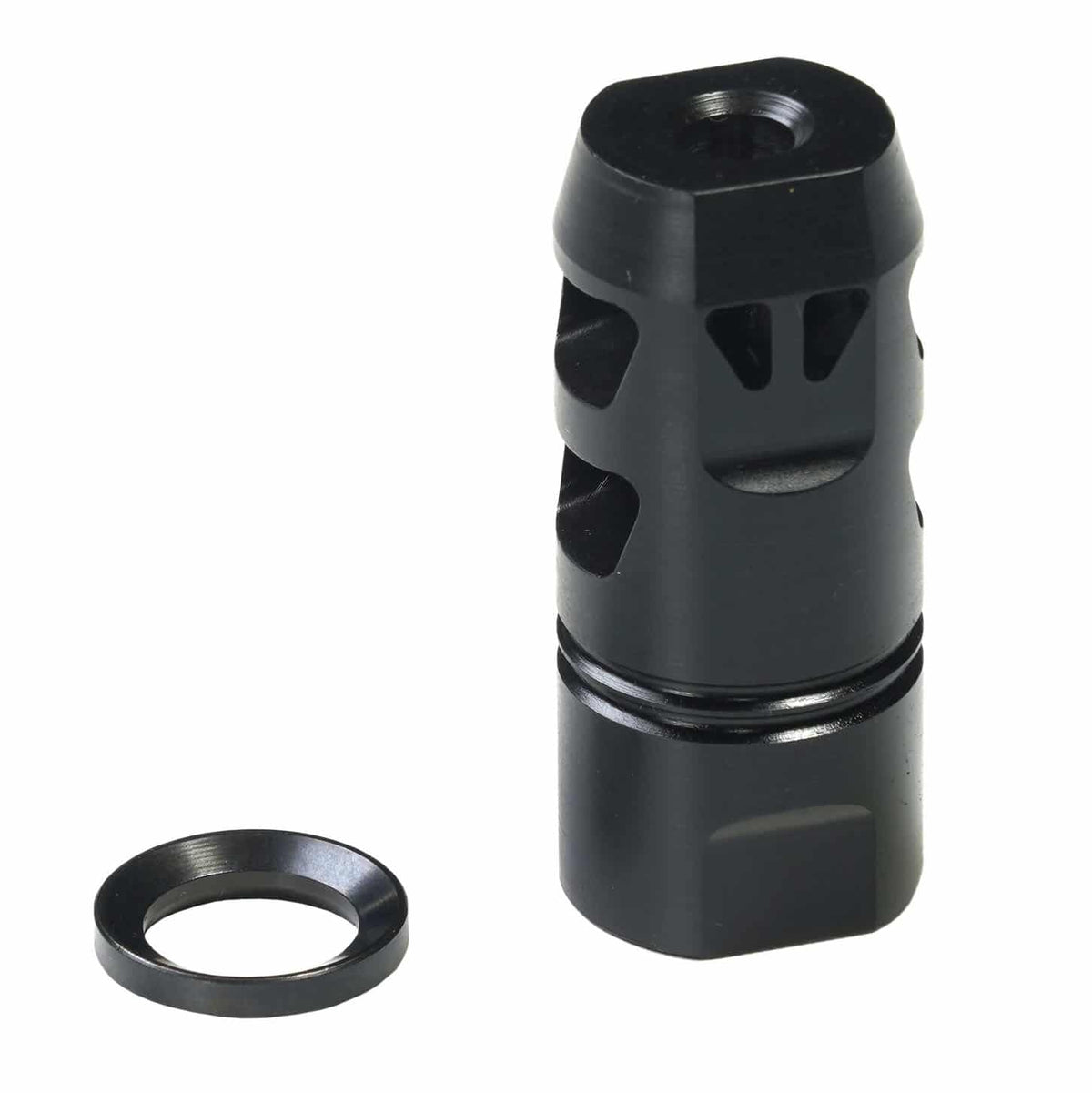 Open Box Return -CMMG AR-15 Zeroed Muzzle Brake w/ Crush Washer - .223/5.56 NATO - 1/2x28