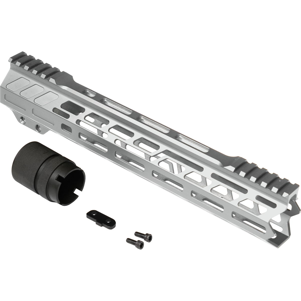 Open Box Return - CMMG Mk3 Free Float AR-10 Handguard - M-LOK - 3 Lengths & 7 Colors - Titanium, 11-inch