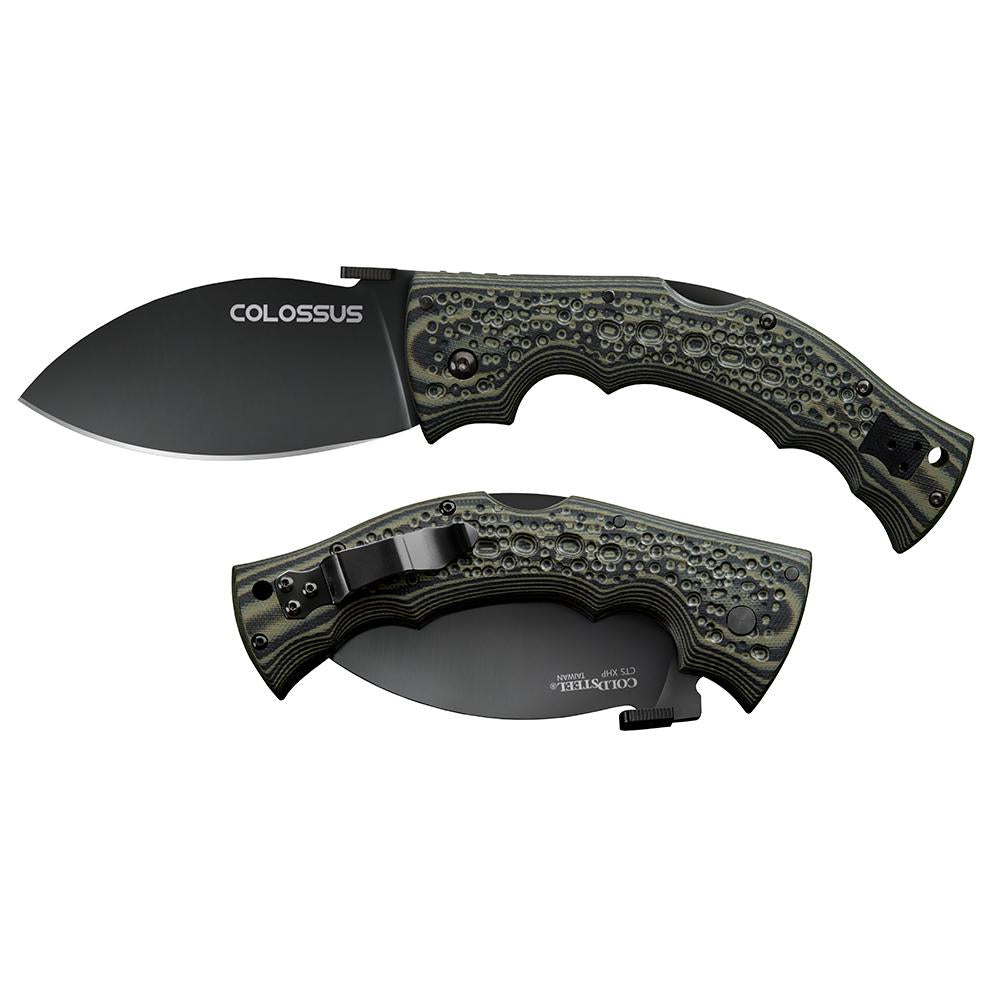 COLD STEEL COLOSSUS XHP 4'' LEAF BLADE XHP STEEL G10 HANDLE 6.75 OZ