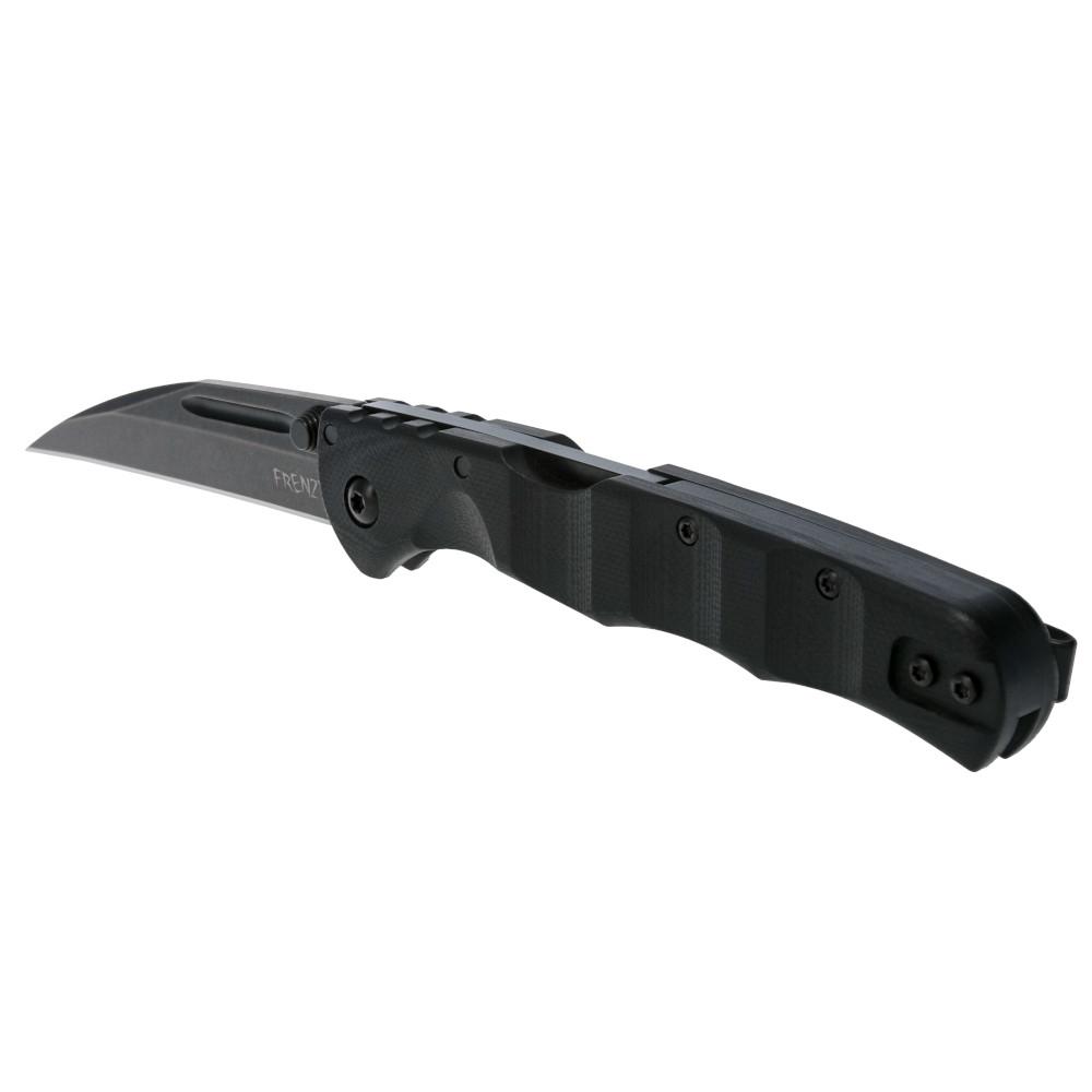 COLD STEEL FRENZY II 3.5'' SHEEPSFOOT BLADE 3V STEEL G10 HANDLE BLACKOUT
