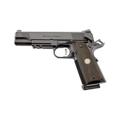 Wilson Combat CA Compliant CQB Full-Size 5, Light-Rail, AMBI,NS .45 ACP FB