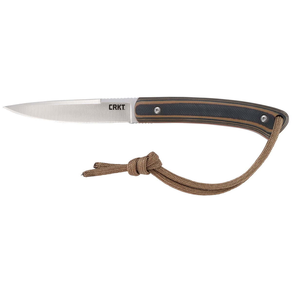 Columbia River Knife & Tool BIWA, 3.02" Fixed Blade, Plain Edge, 8Cr13MoV Steel Blade