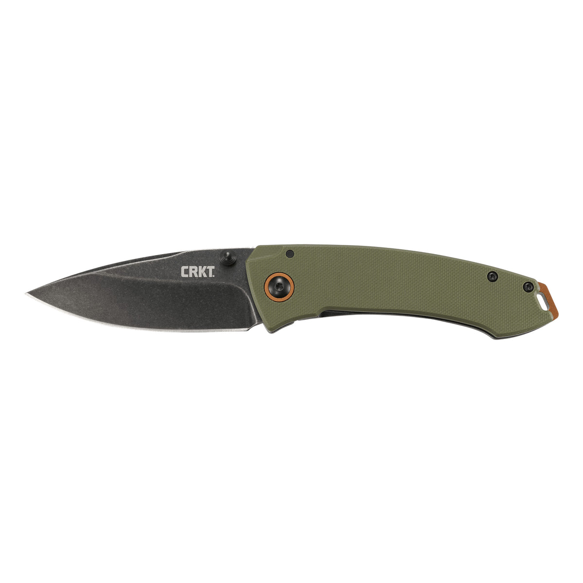 Columbia River Knife & Tool TUNA, 3.22" Folding Knife, Plain Edge, 8Cr14MoV Blade