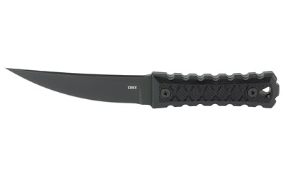 CRKT HZ4 4.76" PLN EDGE BLK W/SHEATH