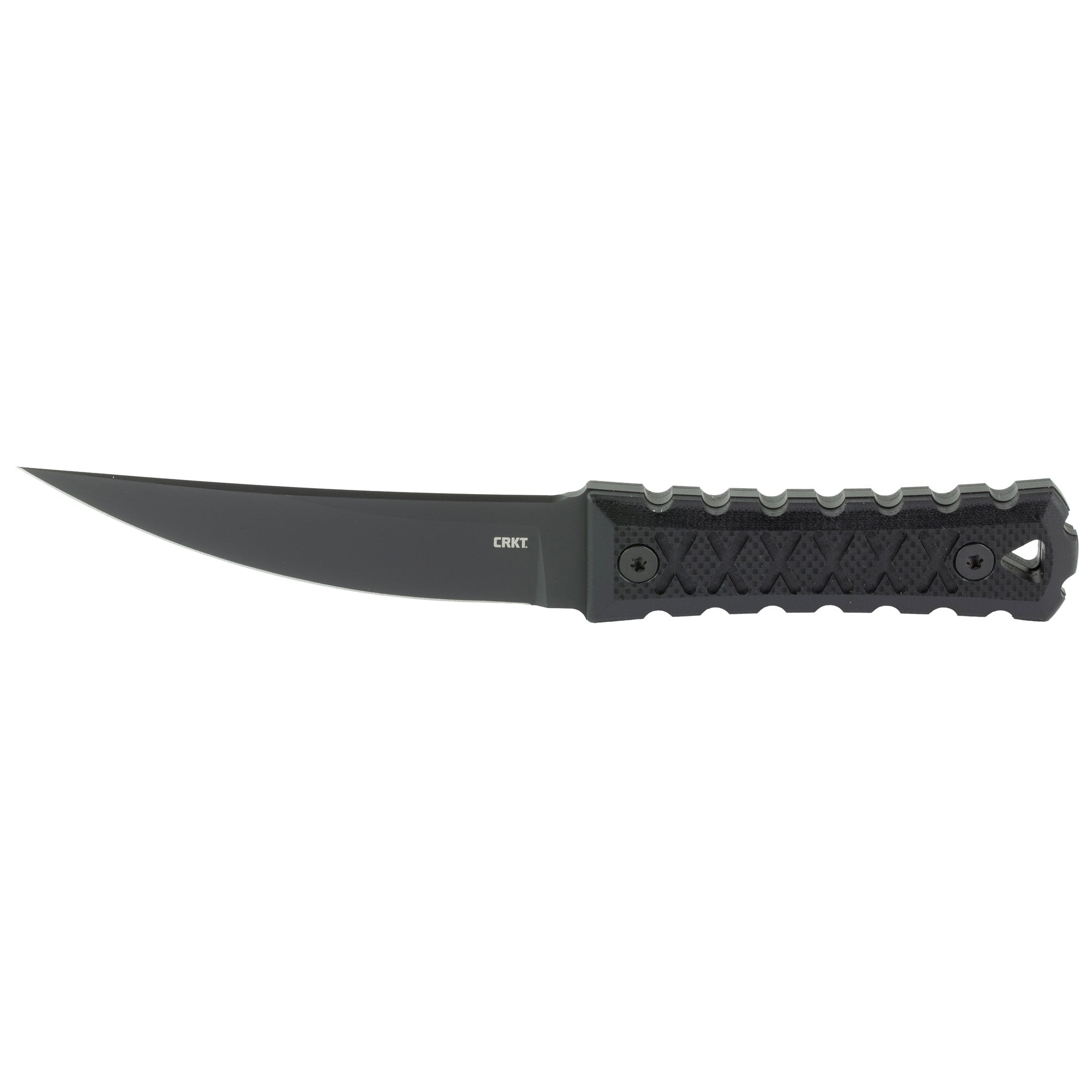 Columbia River Knife & Tool HZ4, Fixed Blade Knife, 4.76" Trailing Point Blade
