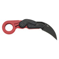 Columbia River Knife & Tool Provoke Red, Folding Knife, Plain Edge, 1.4116 Steel Blade