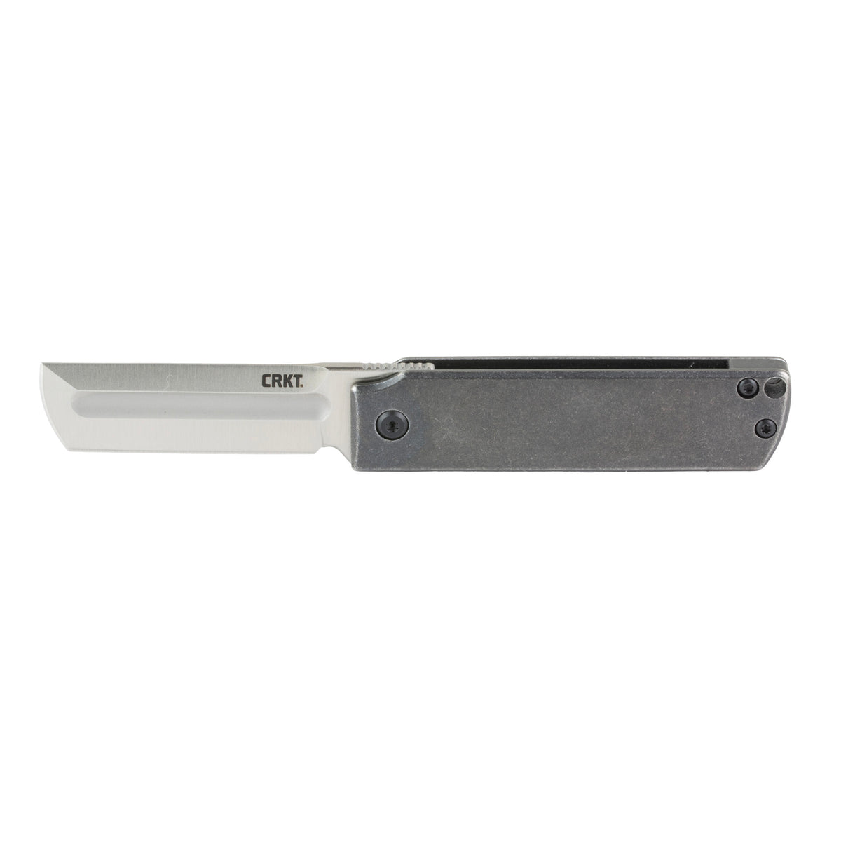 Columbia River Knife & Tool MinimalX, Folding Knife, Satin Finish, Silver, Silver Handle