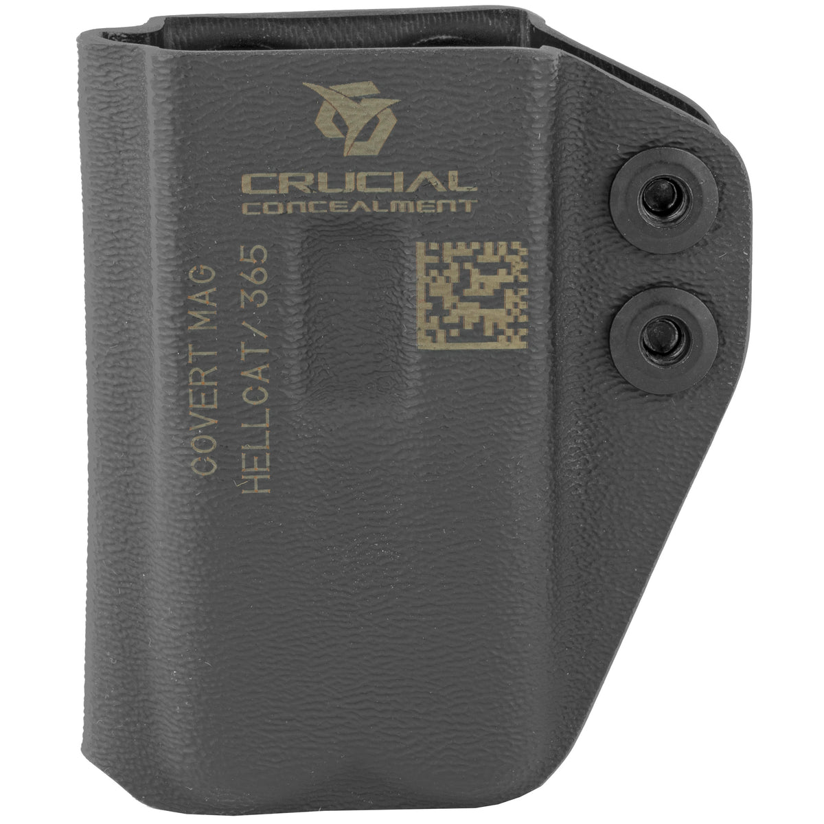 Crucial Concealment Covert Mag, Inside Waistband Mag Pouch, Ambidextrous, Kydex, Black