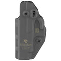 Crucial Concealment Covert IWB, Inside Waistband Holster, Ambidextrous, Kydex, Black