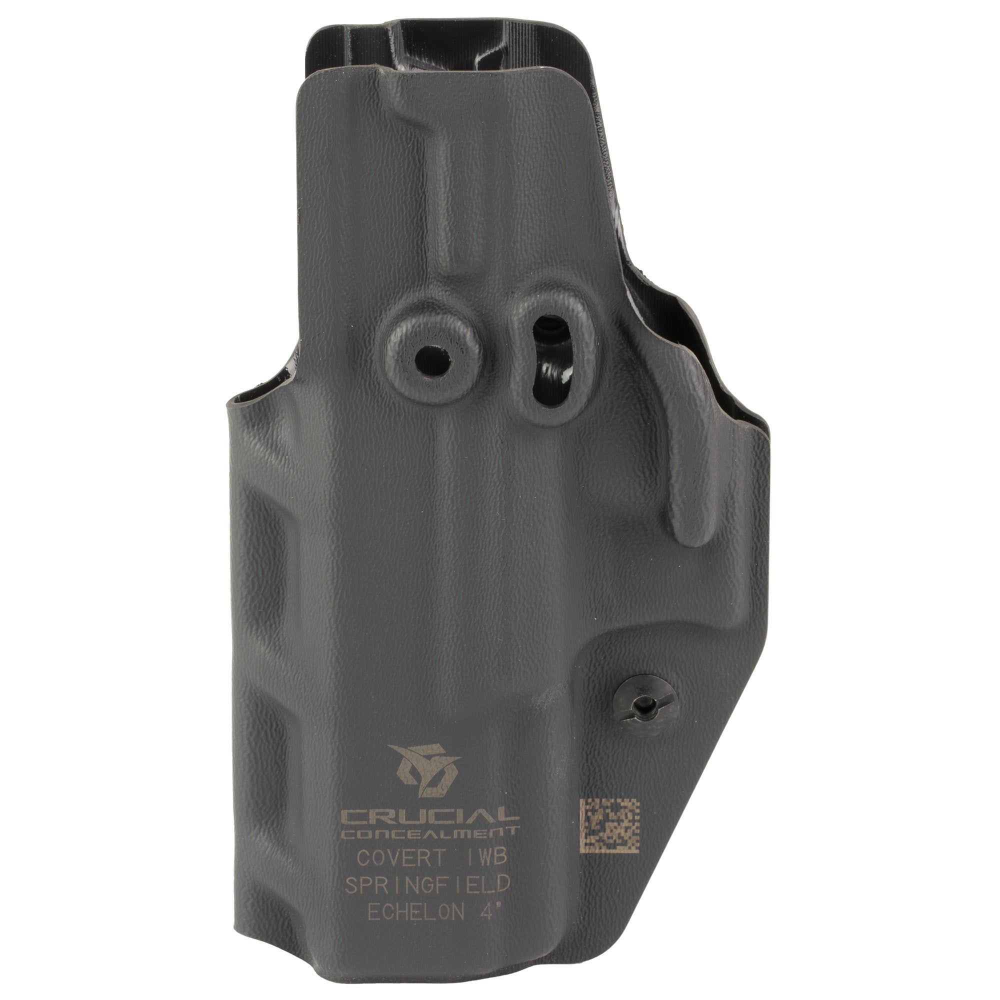 Crucial Concealment Covert IWB, Holster, Ambidextrous, Kydex, Black