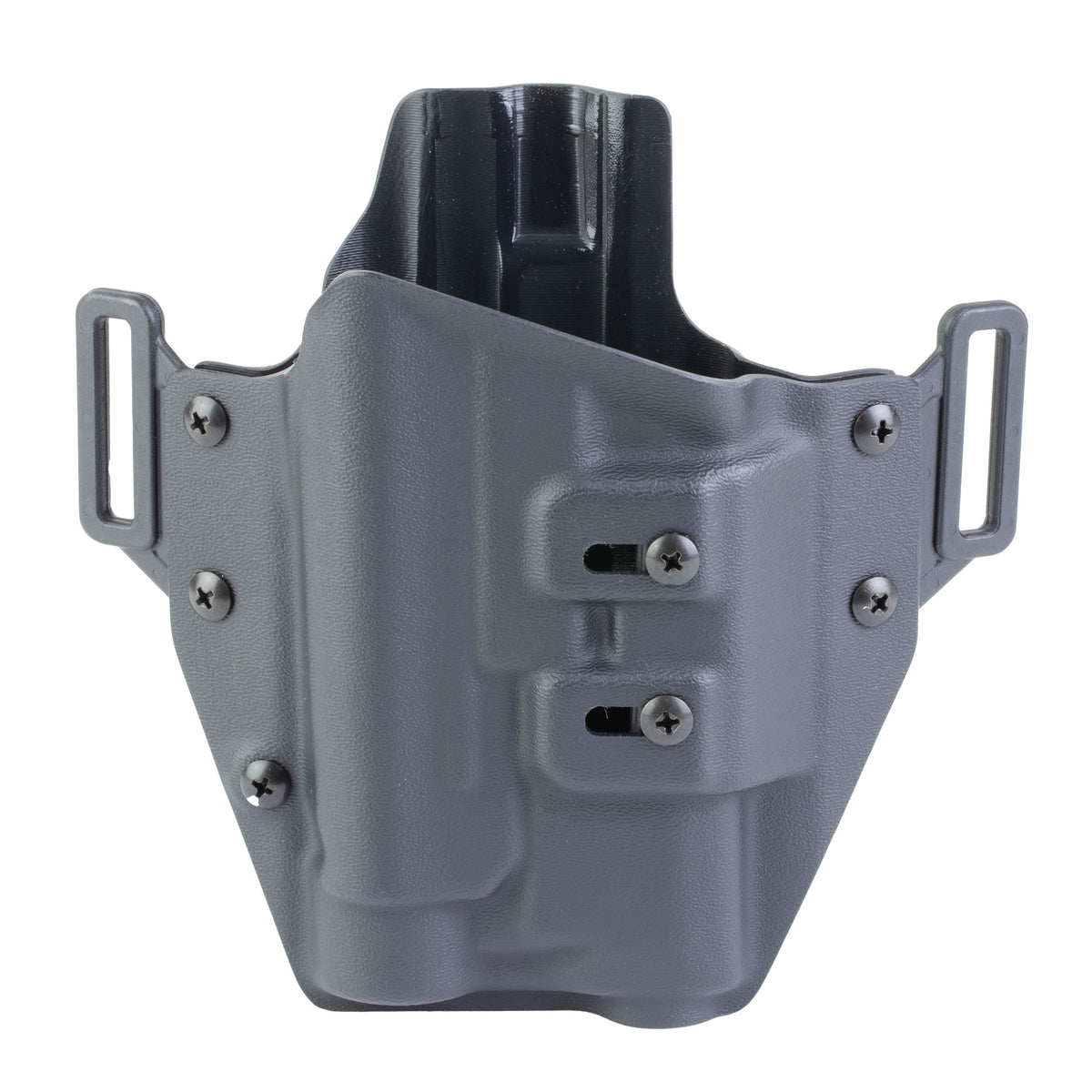 Crucial Concealment Universal Light Holster, Outside Waistband, Right Hand, Kydex