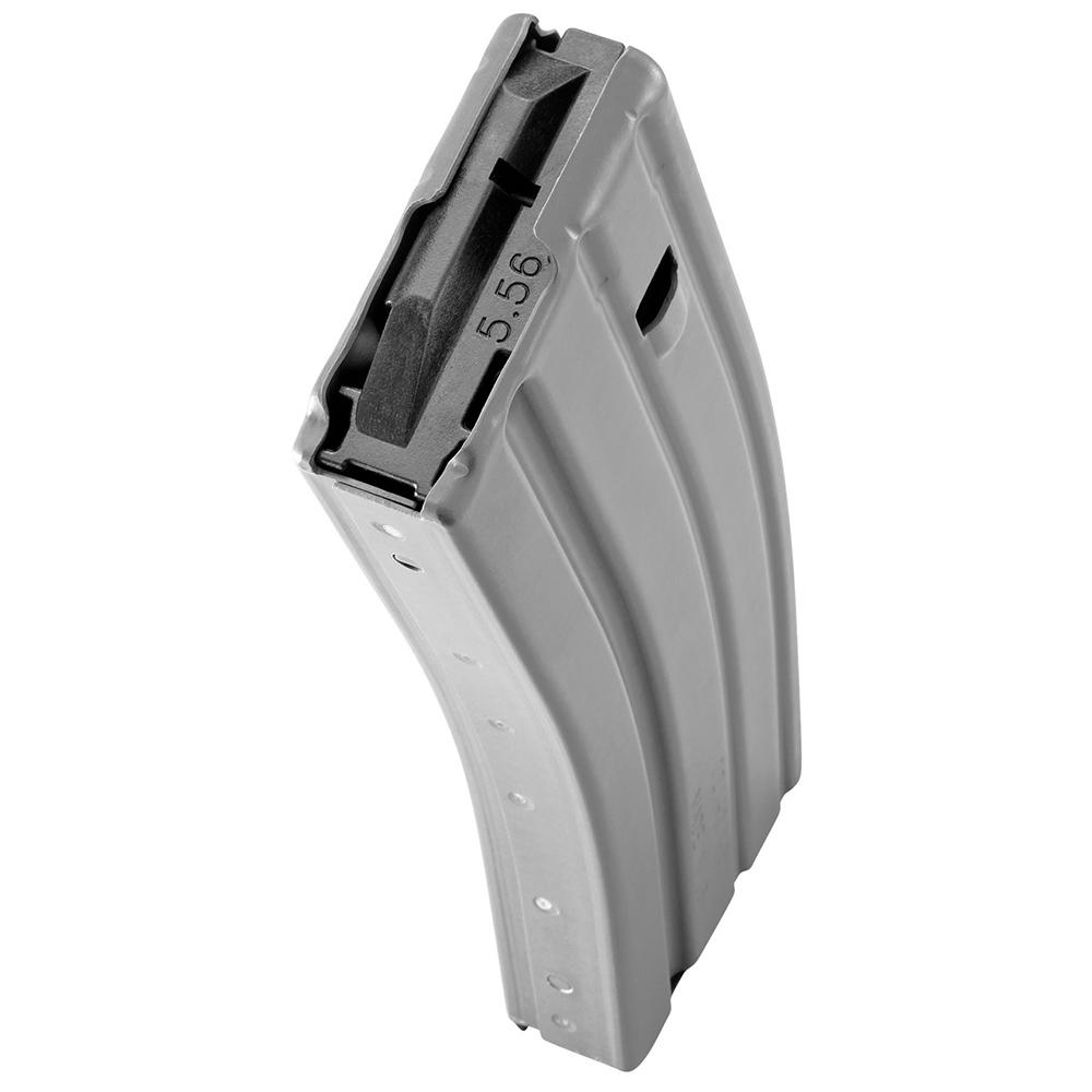 Duramag Speed 30RD 5.56/300BLK Alum Mag Gray Coating/Black Follower