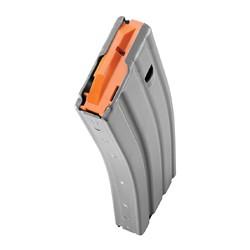 DuraMag 5.56/300blk Speed-Aluminum 30rd Gry/Org magazine