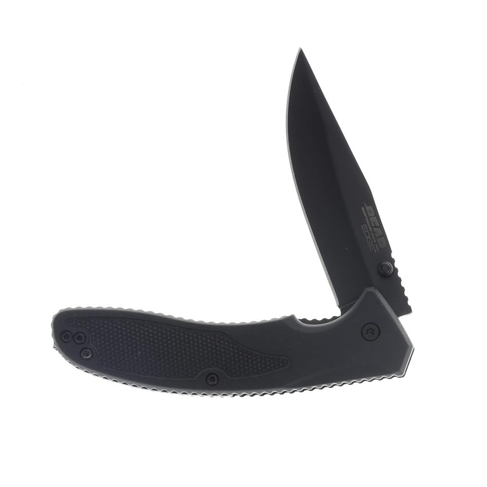 4 1/2'' BLACK ZYTEL SIDELINER ASSISTED OPENER KNIFE