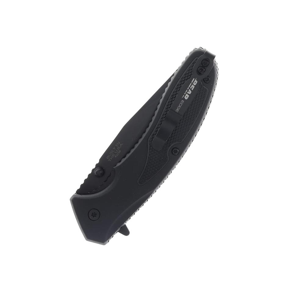 4 1/2'' BLACK ZYTEL SIDELINER ASSISTED OPENER KNIFE