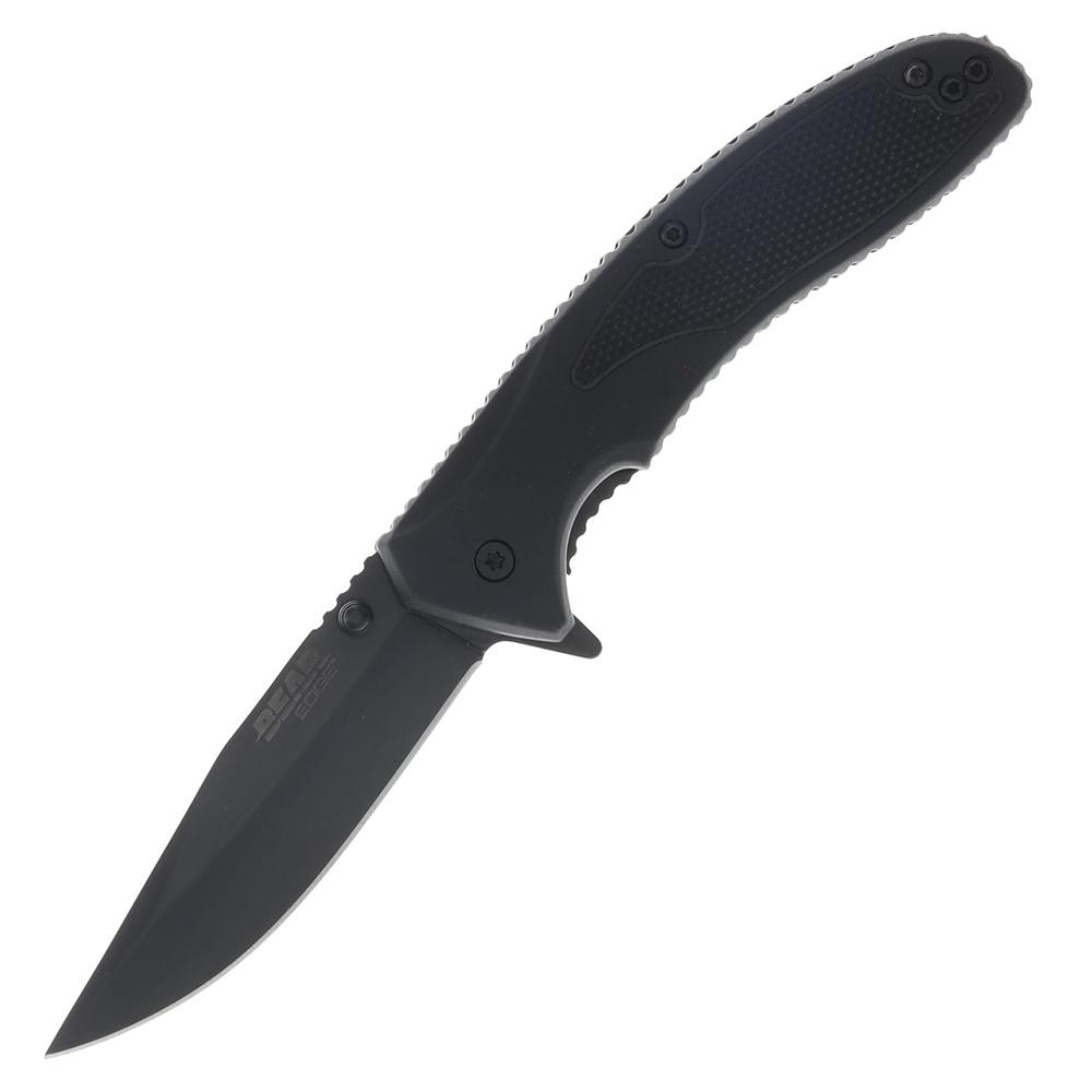 4 1/2'' BLACK ZYTEL SIDELINER ASSISTED OPENER KNIFE