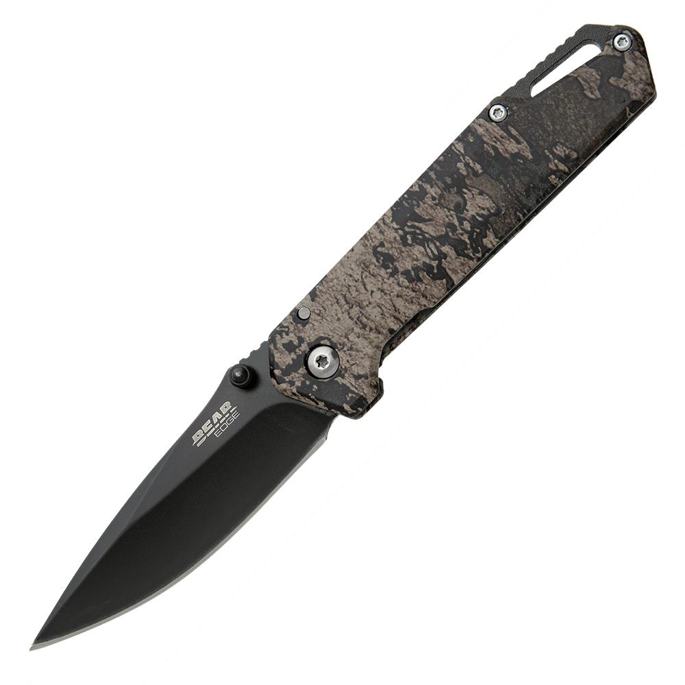 BEAR & SON BRISK 3.0 4 1/4'' TRUE TIMBER STRATA CAMO FRAMELOCK