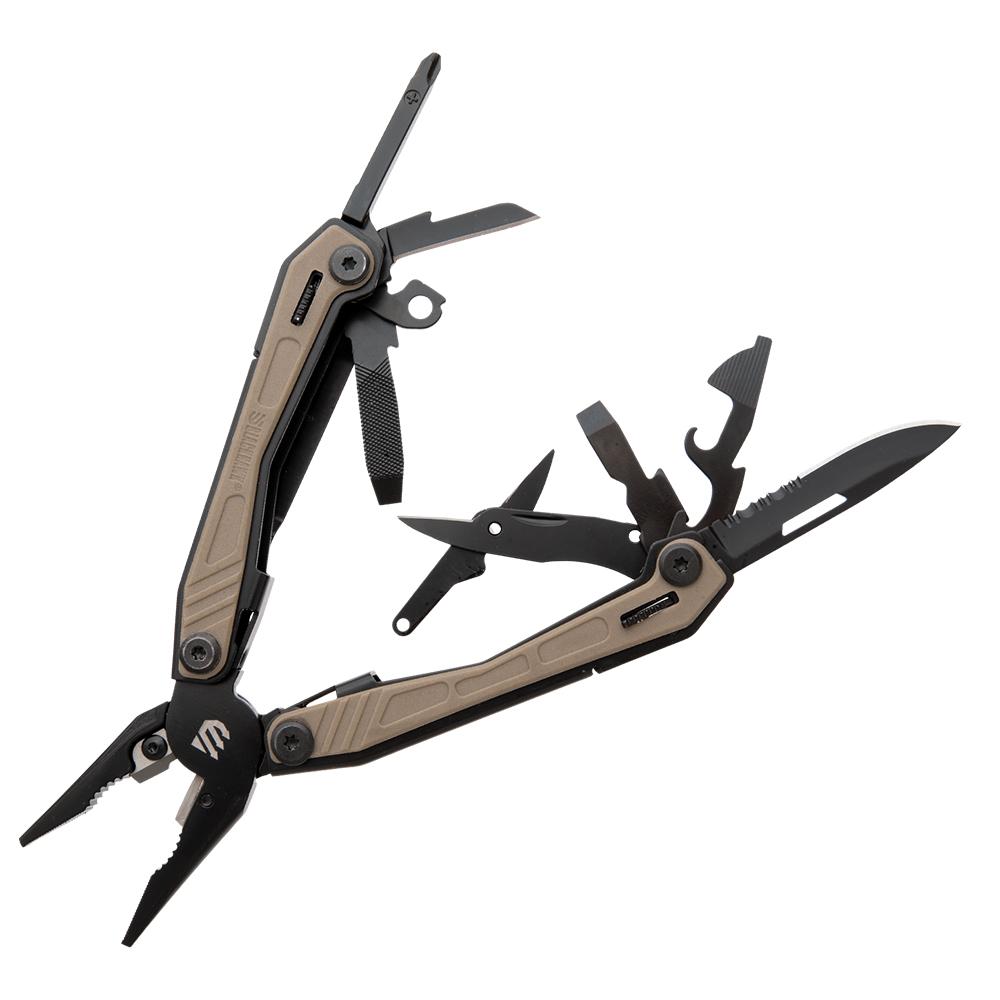 BEAR & SON EDC MUILT-TOOL TAN ZYTEL COVERS ON HANDLE INJECT MOLDED SHEATH