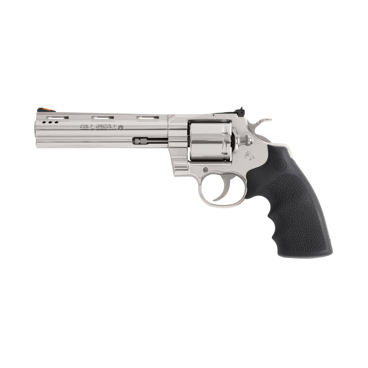 Colt Kodiak 44Mag 8in Stainless 6rd  Rubber Grips