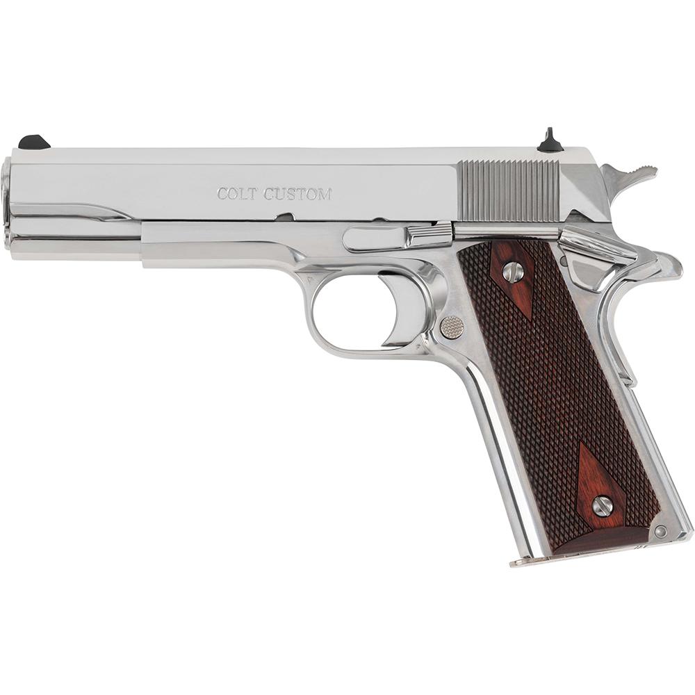 Colt Government Model .45 ACP 5in Brl Bright Stainless