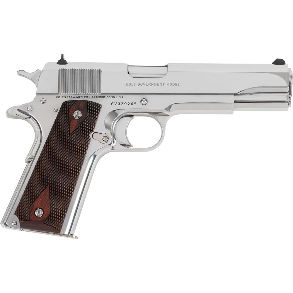 Colt Government Model .38 SUP 5in Brl Bright Stainless