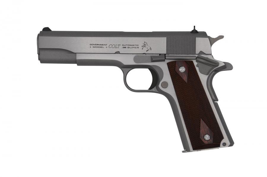 Colt Government Model .38 Super 5in Brl Stainless