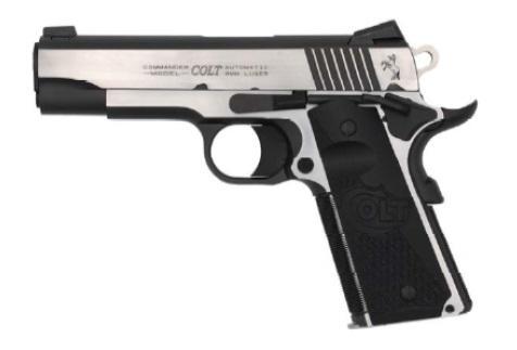 Colt Combat Elite Commander 9MM 4.25in Brl TT Elite Two Tone