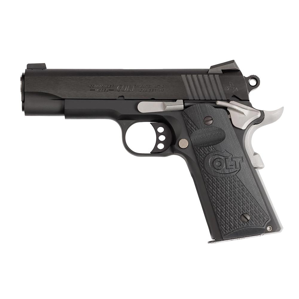 Night Commander, 45ACP, 4.25 Barrel, Black Cerakote Aluminum Frame/Blued