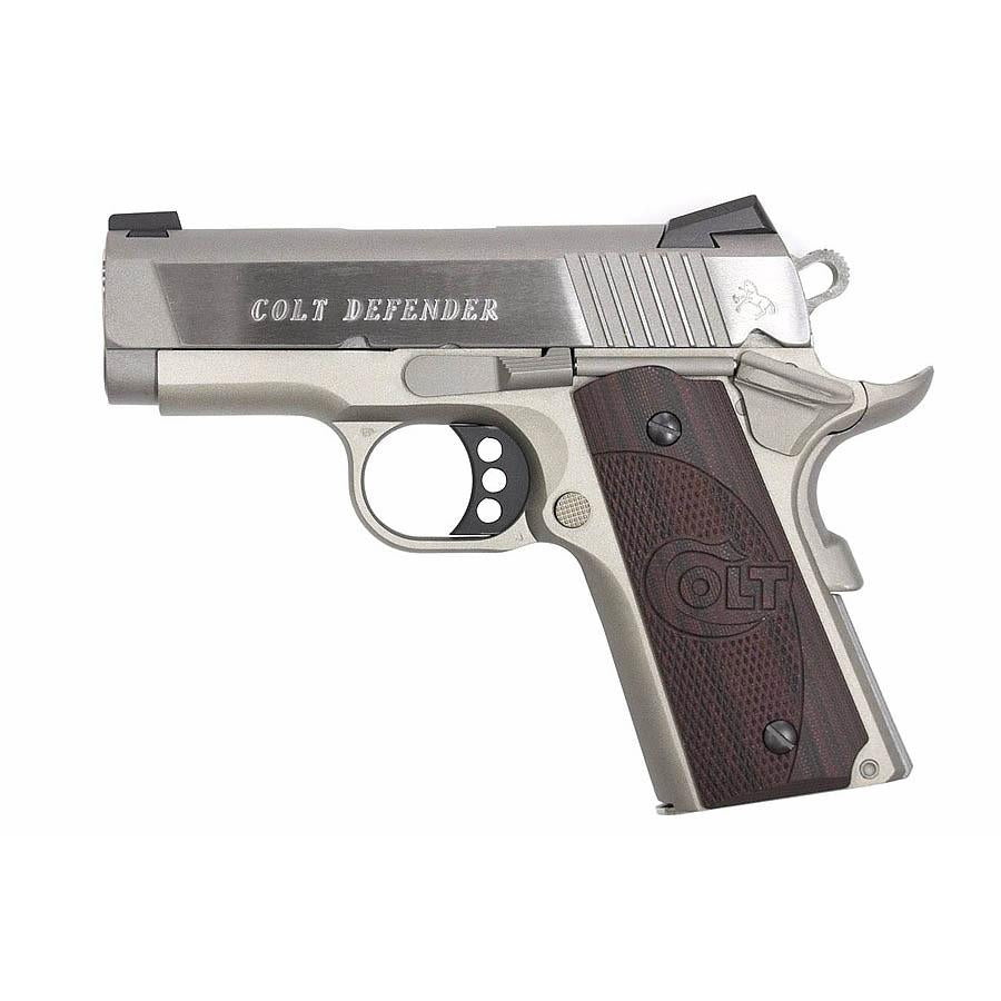 Colt Defender .45 ACP 3in Brl Anodize \ Stainless