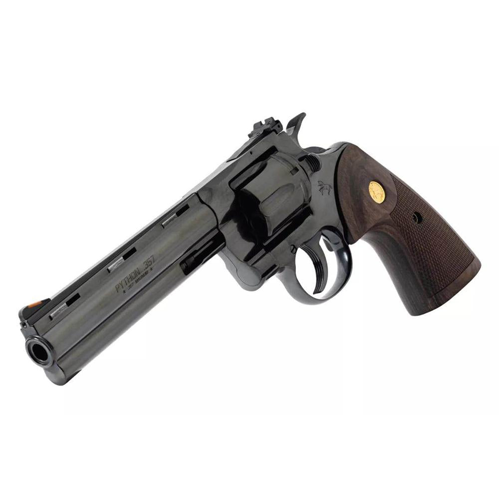 Colt Python 6 Blued 357Mag Walnut Target Stock
