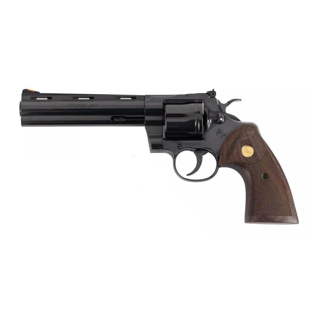 Colt Python 6 Blued 357Mag Walnut Target Stock