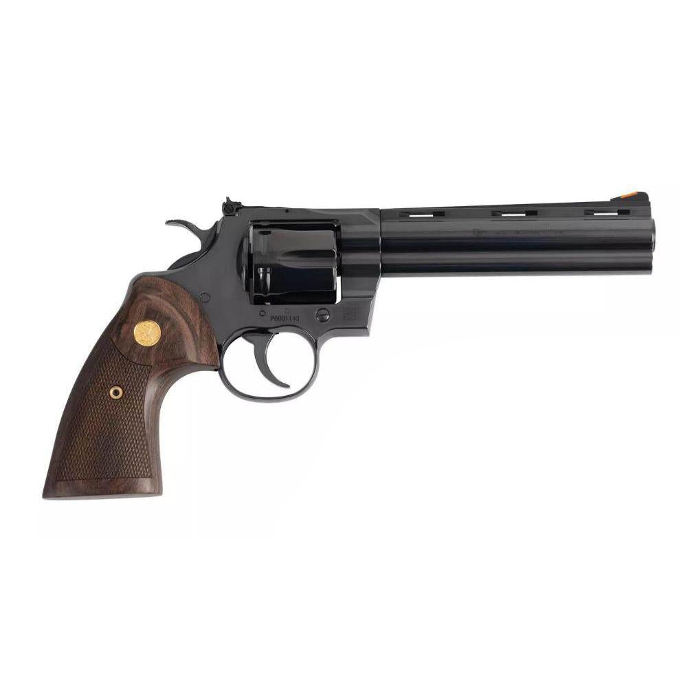Colt Python 6 Blued 357Mag Walnut Target Stock